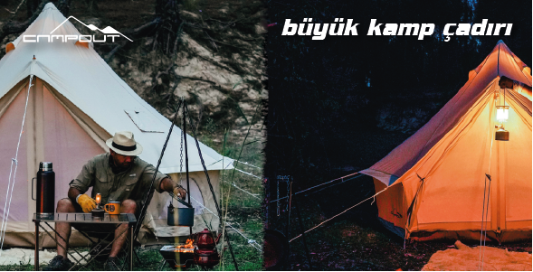 CAMPOUT KANVAS 3 METRE KAMP ÇADIRI