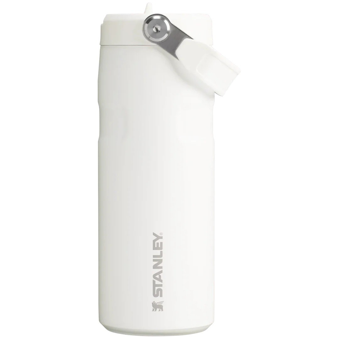 Stanley The IceFlow Flip Straw 2.0 Pipetli Termos Bardak 0,47 LT BEYAZ