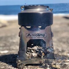 ORCAMP Paslanmaz İnox Ateş Kutusu - Çantalı