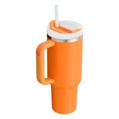 Stanley Quencher H2.O FlowState™ Tumbler Pipetli Termos | 1.18L Goldenrod Coral