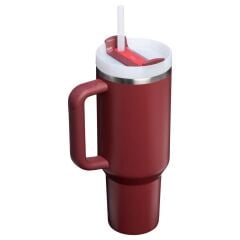 Stanley Quencher H2.O FlowState™ Tumbler Pipetli Termos | 1.18L Kızılcık