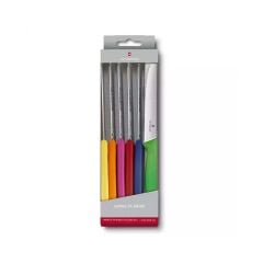 ​Victorinox 6.7839.6G 11cm Renkli Domates ve Sofra Bıçağı, 6 Parça