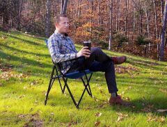 Gci Outdoor Comfort Pro Chair™ Katlanır Kamp Sandalyesi GRİ-MELANJ