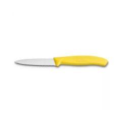 Victorinox 6.7636.L118 8cm Sarı Tırtıklı Soyma Bıçağı