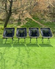 NURGAZ CAMPOUT 4'LÜ PRATİK SANDALYE SET