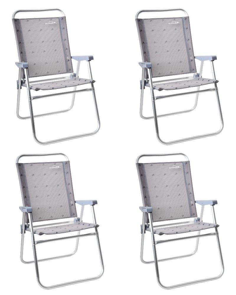 CAMPOUT 4'LÜ PLAJ SANDALYE SET