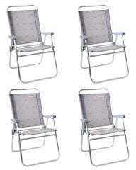 CAMPOUT 4'LÜ PLAJ SANDALYE SET