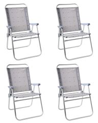 CAMPOUT 4'LÜ PLAJ SANDALYE SET