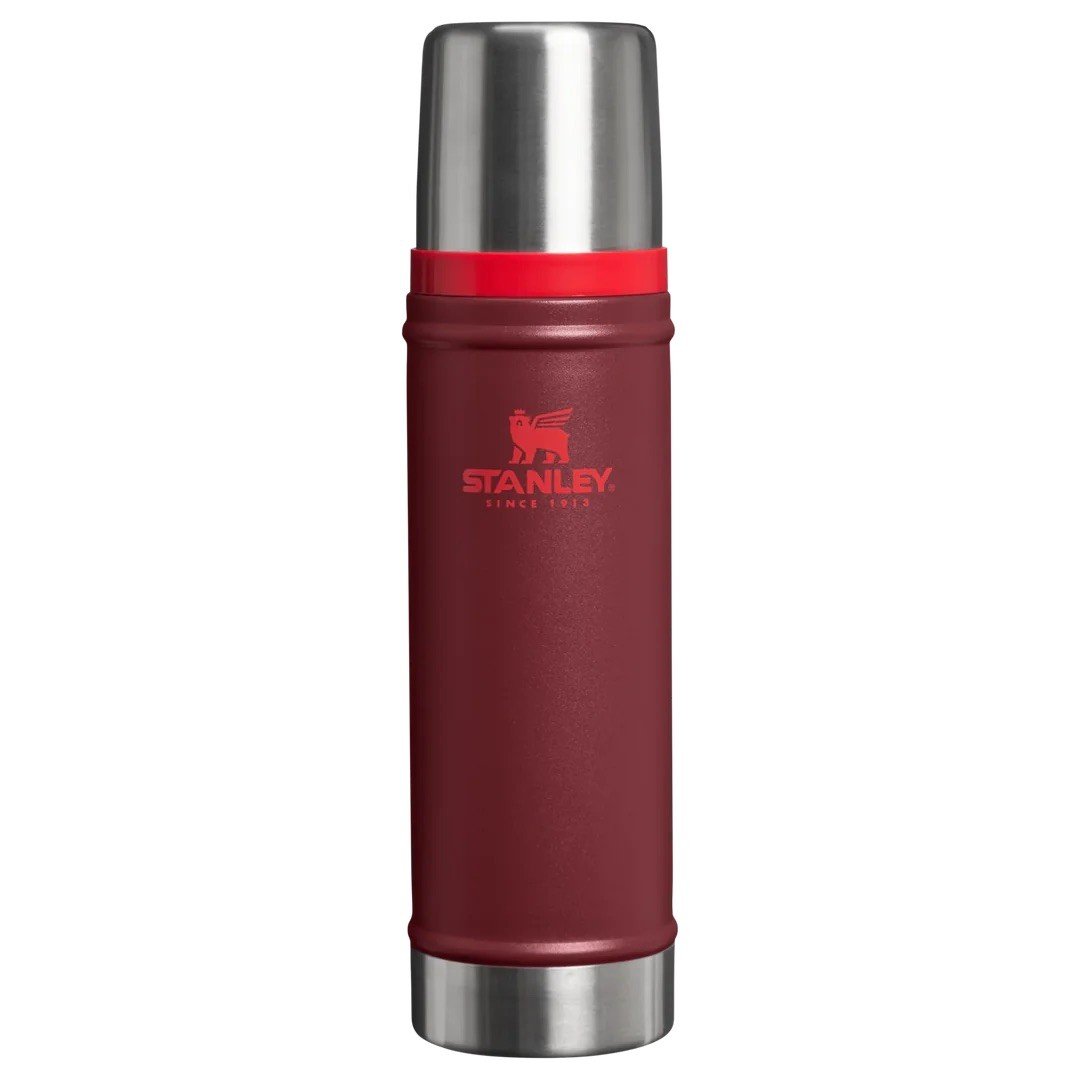 Stanley Klasik Vakumlu Çelik Termos 0,60 Lt Kızılcık