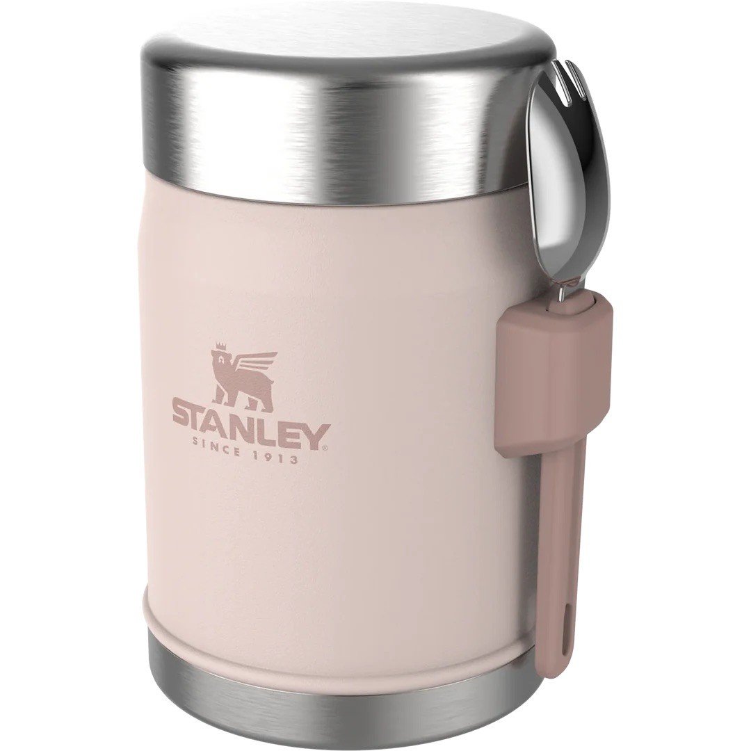 Stanley Classic Legendary Kaşıklı Yemek Termosu | 0.4L Rose Quartz