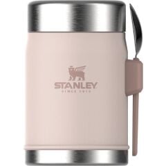 Stanley Classic Legendary Kaşıklı Yemek Termosu | 0.4L Rose Quartz