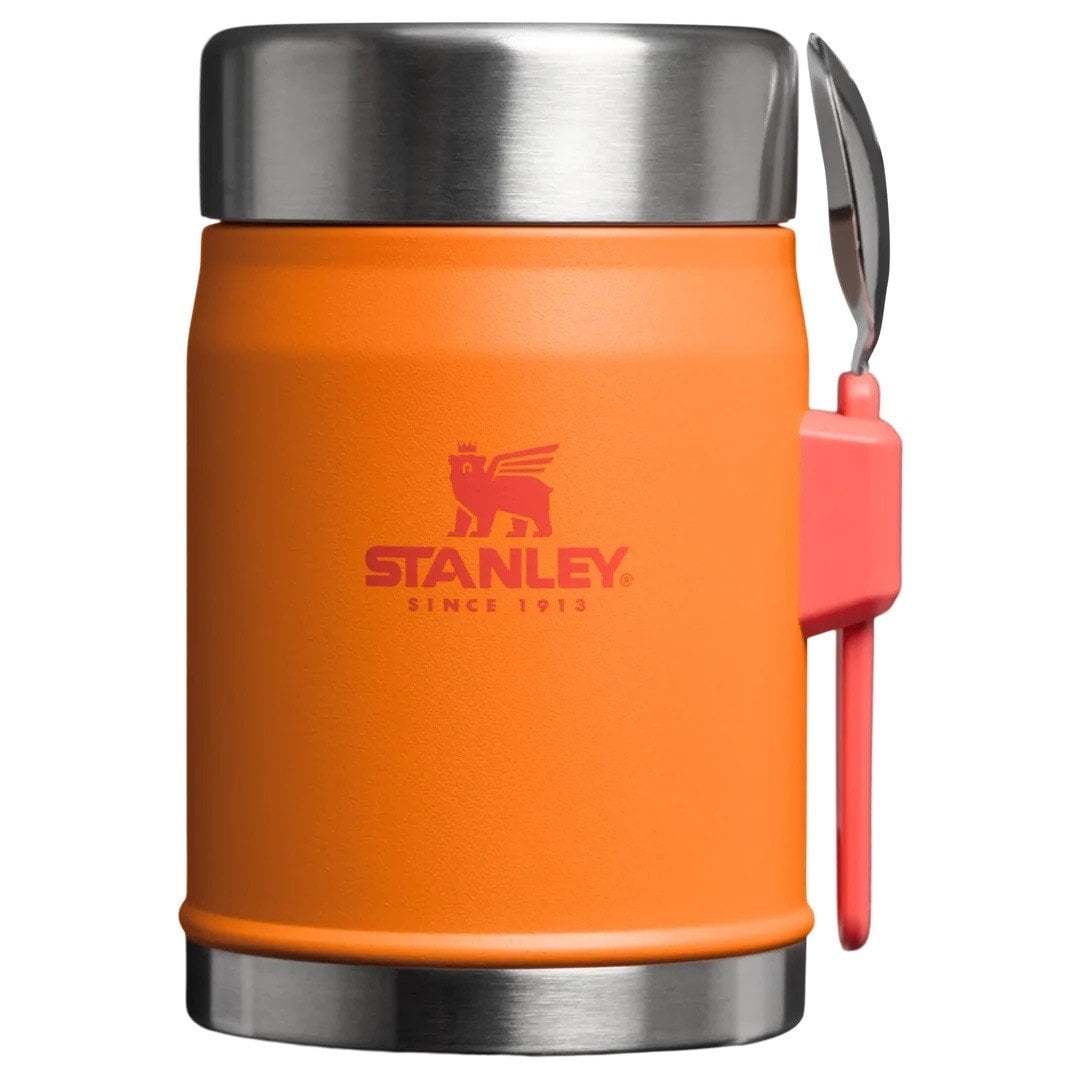Stanley Classic Legendary Kaşıklı Yemek Termosu | 0.4L Goldenrod Coral