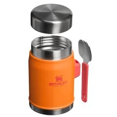 Stanley Classic Legendary Kaşıklı Yemek Termosu | 0.4L Goldenrod Coral