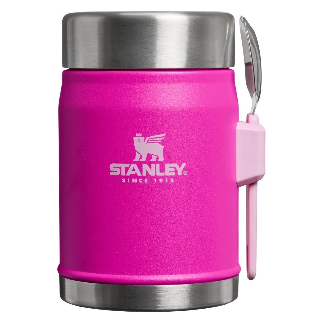 Stanley Classic Legendary Kaşıklı Yemek Termosu | 0.4L Violet Blossom
