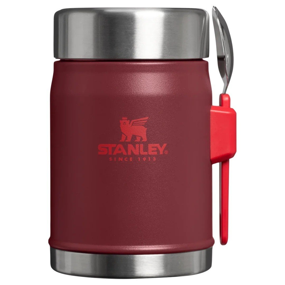 Stanley Classic Legendary Kaşıklı Yemek Termosu | 0.4L Kızılcık