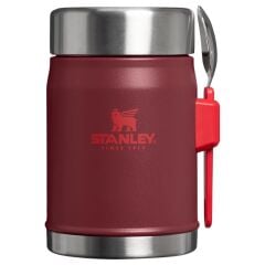 Stanley Classic Legendary Kaşıklı Yemek Termosu | 0.4L Kızılcık