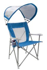 Gci Outdoor SunShade Captain's Chair Güneşlikli Katlanır Plaj Sandalyesi Mavi