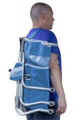 Gci Outdoor Bi-Fold 4 Kademeli Katlanır Plaj Sandalyesi Mavi