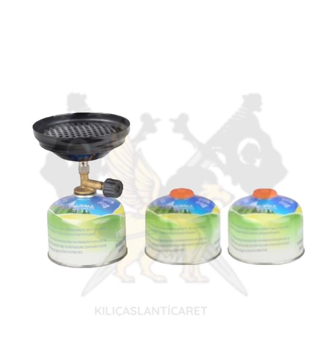 NURGAZ TROYA NARGİLE OCAĞI 2 ADET 230 GR KARTUŞLU