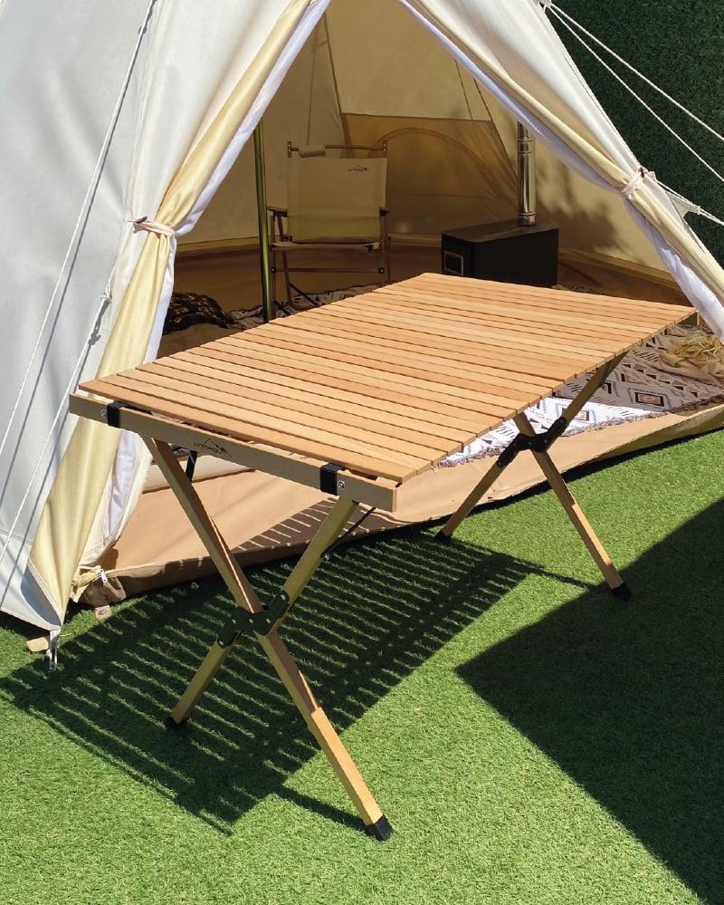 CAMPOUT KATLANIR AHŞAP MASA