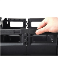 NURGAZ CAMPOUT KATLANIR TEKERLEKLİ KAMP KASASI SİYAH