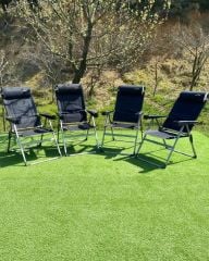 CAMPOUT 4'LÜ KATLANIR LÜX SANDALYE SET