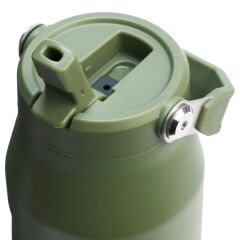 Stanley The IceFlow Flip Straw 2.0 Pipetli Termos Bardak 1,06 LT Haki