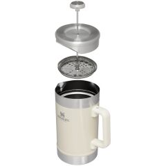 Stanley Classic Stay Hot French Press Termos | 1.4L BEYAZ