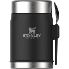 Stanley Classic Legendary Kaşıklı Yemek Termosu | 0.4L Siyah