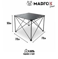Madfox Campix Katlanır Kamp Masası Büyük