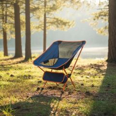 Madfox FoldMesh Mini Kompakt Katlanır Sandalye Savanna Lime LACİVERT