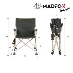 Madfox Warden Katlanır Kamp Sandalyesi YEŞİL
