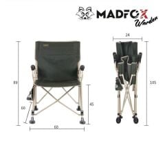 Madfox Warden Katlanır Kamp Sandalyesi YEŞİL