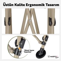 Madfox Warden Katlanır Kamp Sandalyesi YEŞİL