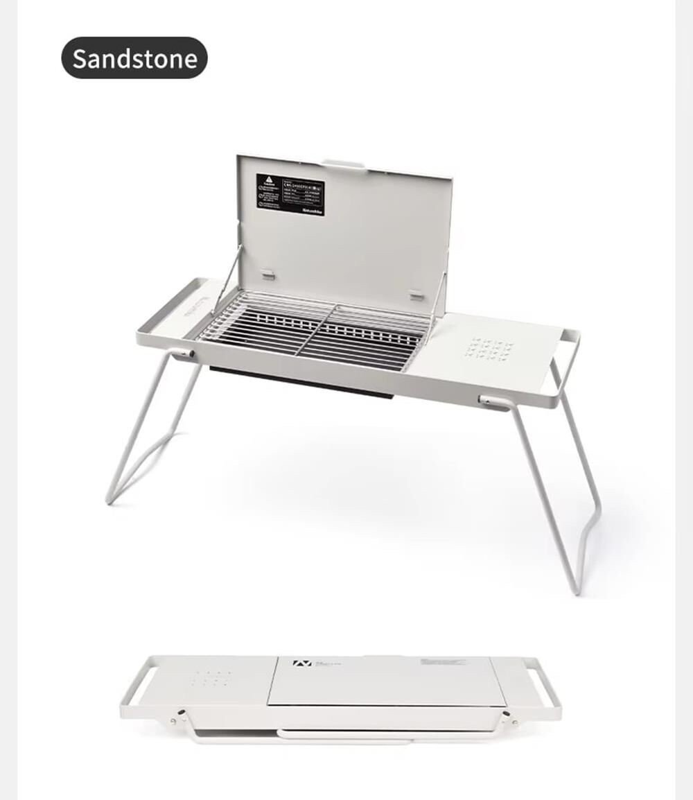 Naturehike Grill Barbecue + Katlanabilir Masalı SANDSTONE