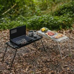 Naturehike Grill Barbecue + Katlanabilir Masalı SANDSTONE