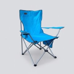 Madfox CampSeat X90 Katlanır Kamp Sandalyesi (Taşıma Çantalı) Mavi