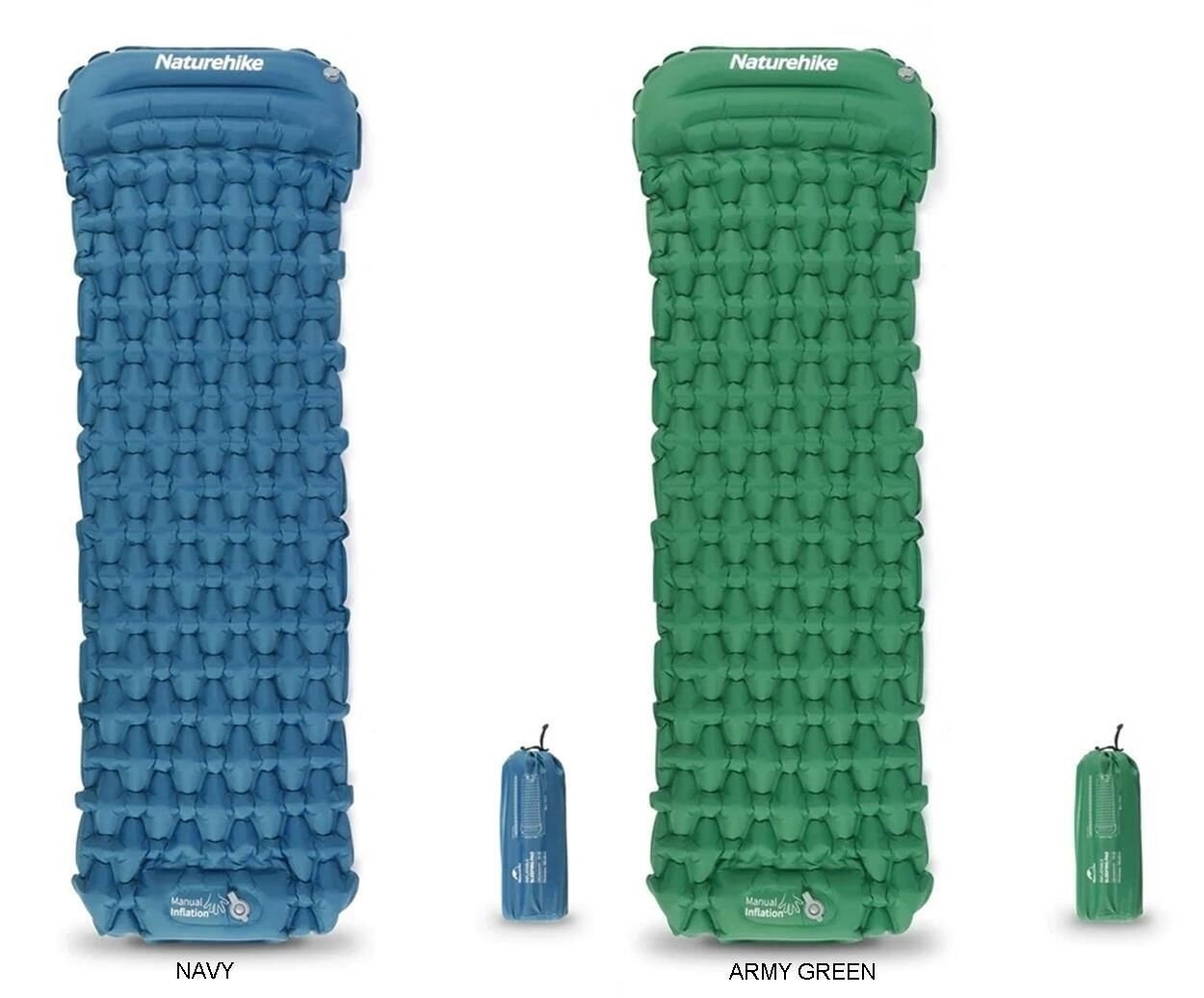 Naturehike FC-12 Infatable Şişme Kamp Matı Mavi