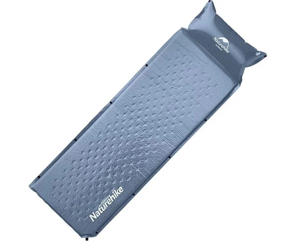 Naturehike Ultralight Şişme Kamp Matı | 185*60*2.5 cm Mavi
