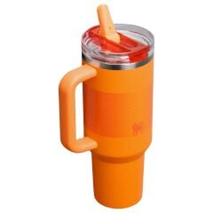 Stanley The Quencher ProTour Flip Straw Tumbler Pipetli Termos 1,18 LT Goldenrod Coral