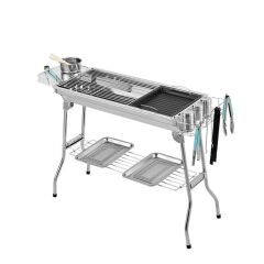 Madfox Grillmate Portatif Katlanır BBQ Mangal SİLVER