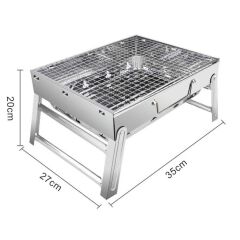 Madfox Roadtrip Portatif Katlanır BBQ Mangal SİLVER