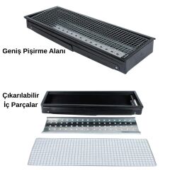 Madfox Cookout Portatif Katlanır BBQ Mangal BLACK