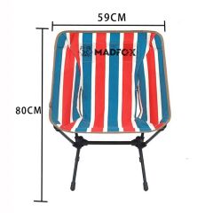 Madfox İnfinity Ultralight Katlanır Kamp Sandalyesi Retro Çizgili