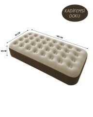 NURGAZ CAMPOUT TEK KİŞİLİK YÜKSEK ŞİŞME YATAK