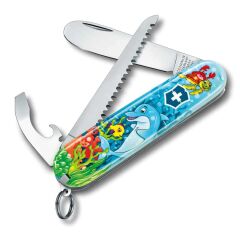 Victorinox 0.2373.E1 My First Victorinox Yunus Desenli Çakı ve Boyama Kitabı