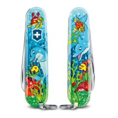 Victorinox 0.2373.E1 My First Victorinox Yunus Desenli Çakı ve Boyama Kitabı