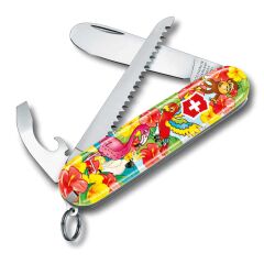​Victorinox 0.2373.E3 My First Victorinox Papağan Desenli Çakı ve Boyama Kitabı