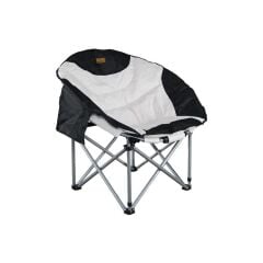 Madfox Moonchair Deluxe Katlanır Kamp Sandalyesi Siyah/Gri