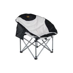 Madfox Moonchair Deluxe Katlanır Kamp Sandalyesi Siyah/Gri
